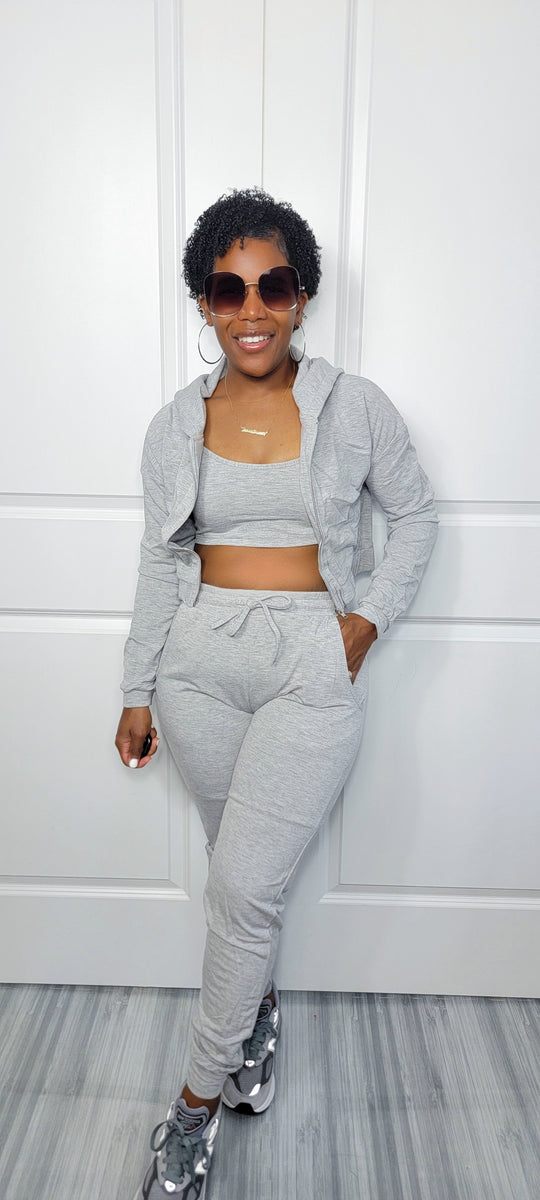 Brownie Points 3 Piece Set - Grey